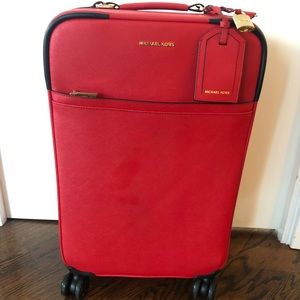 Michael Kors Large Saffiano Suitcase Bright Red